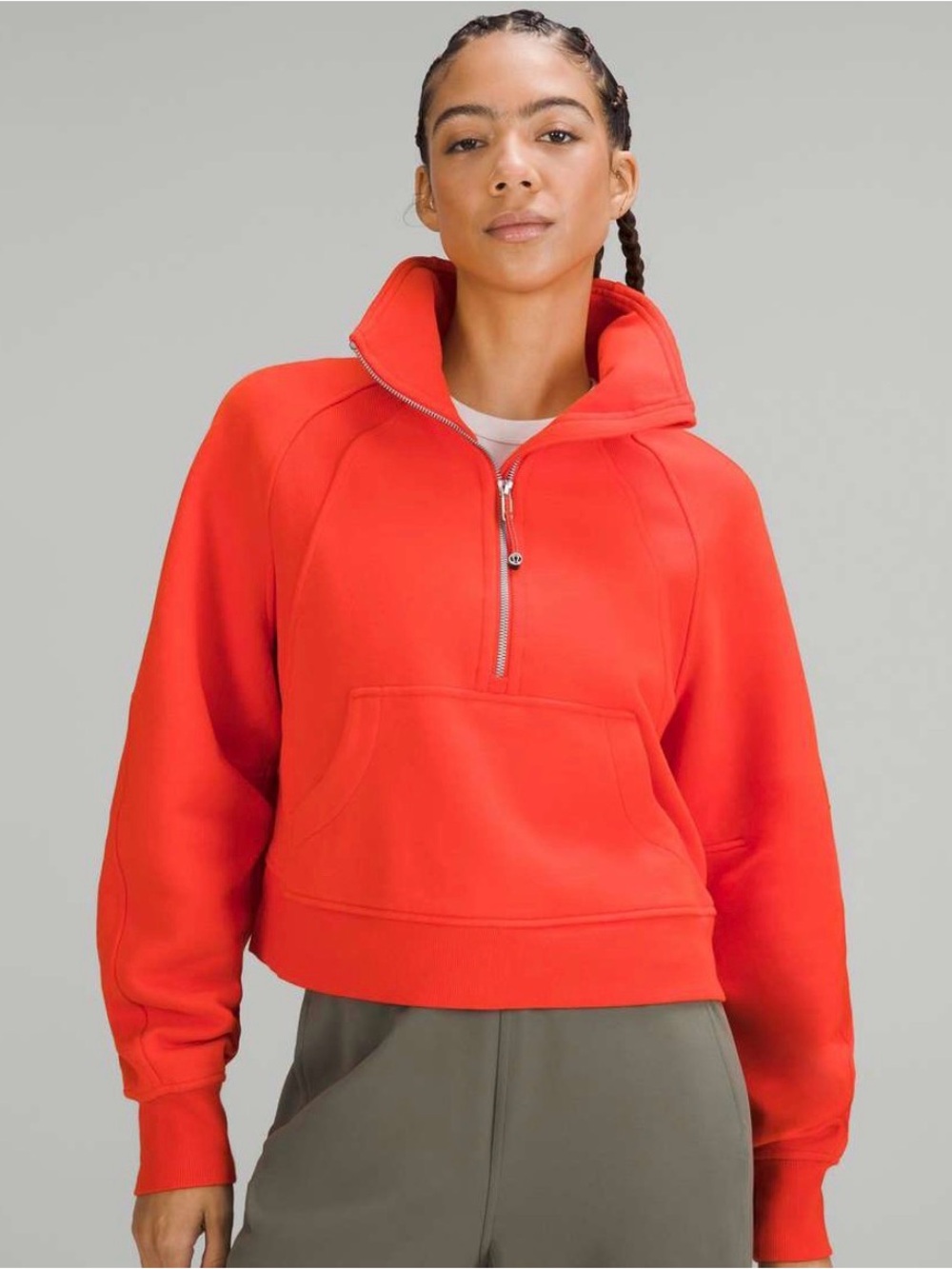 Lululemon Scuba Oversized Funnel Neck Half Zip.